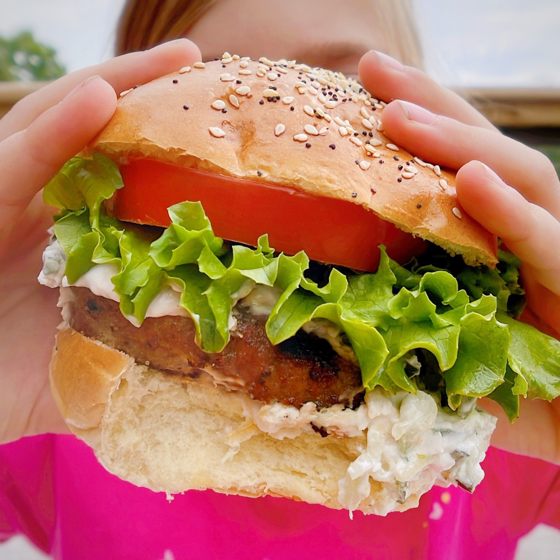 MF's Own Mediterranean Turkey Burger