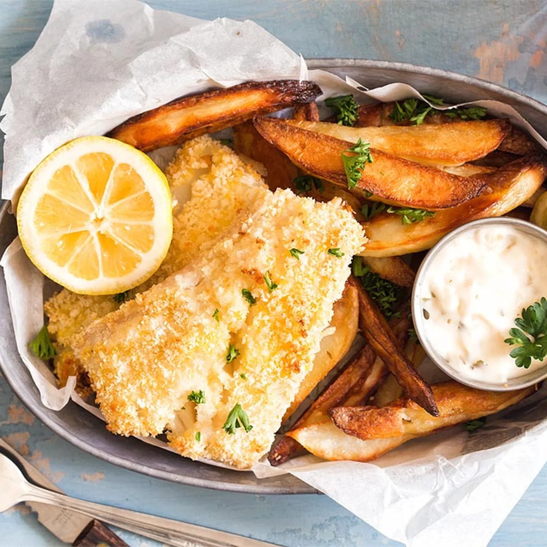 Humble Crumble Crusted Haddock