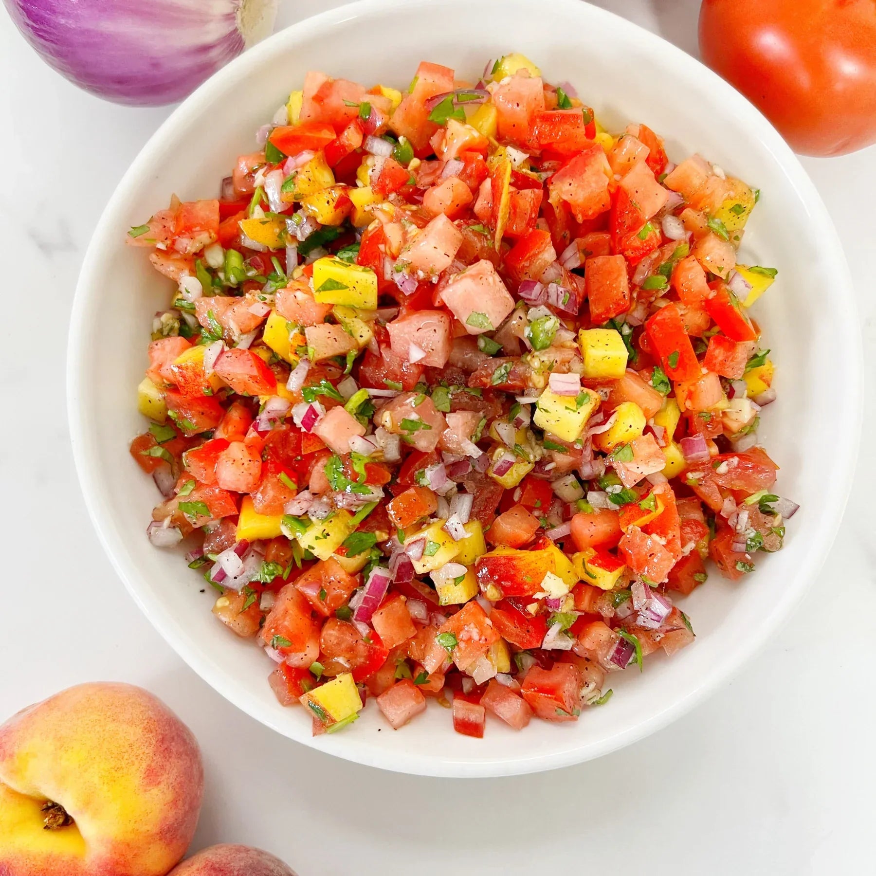 Fresh Peach Salsa
